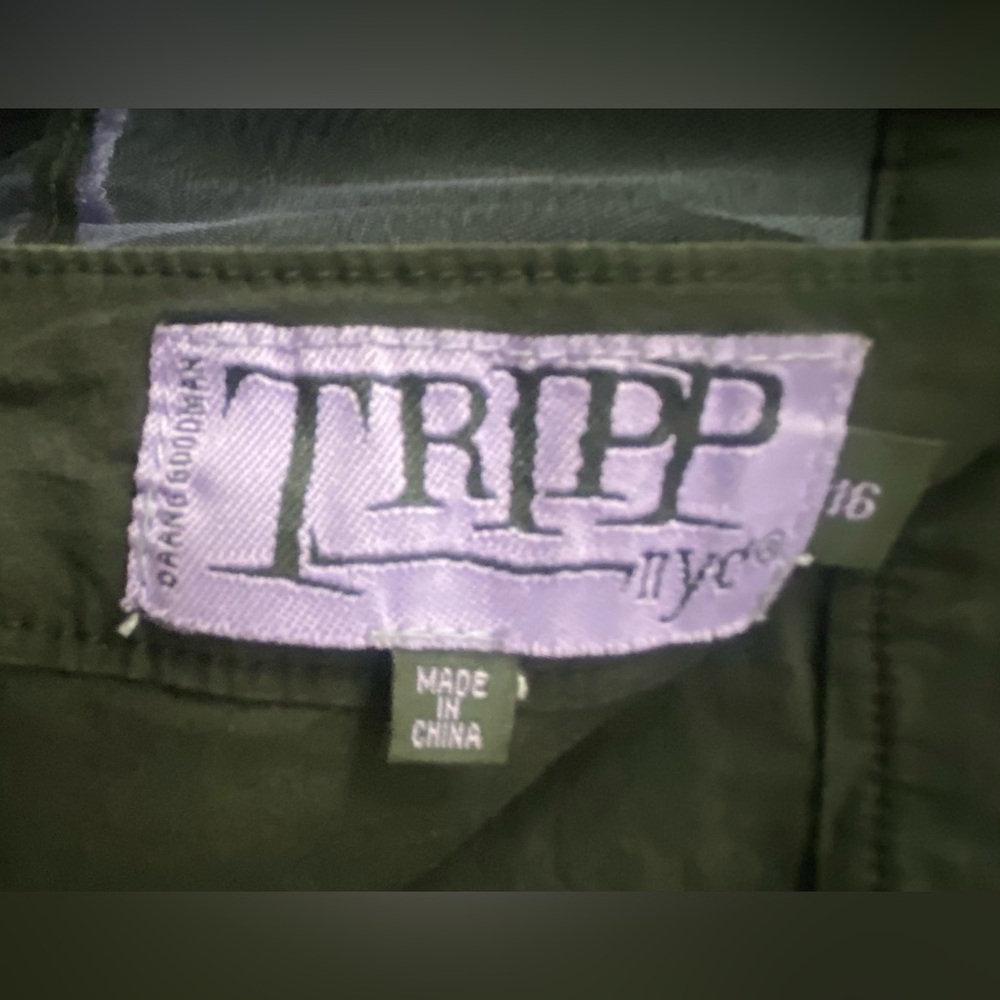 TRIPP NYC RARE! Y2K PURPLE & BLACK LAYERED TULLE SKIRT - Picture 4 of 8